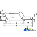 A & I Products Muffler 45" x12" x6" A-70259460
